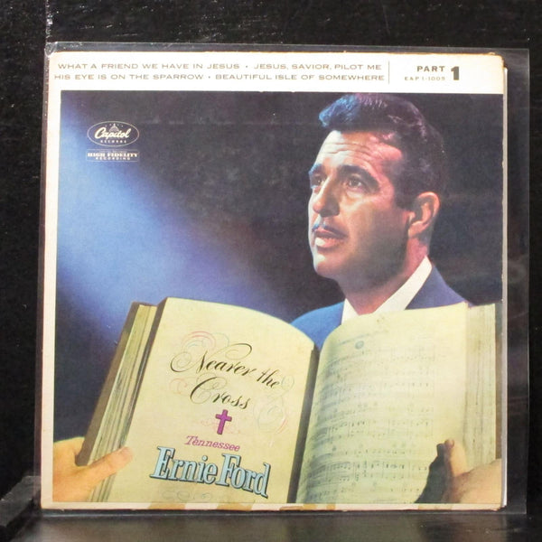 Tennessee Ernie Ford - Nearer The Cross 7" VG+ Vinyl 45 Capitol 1005 USA 1959 - Shuga Records
