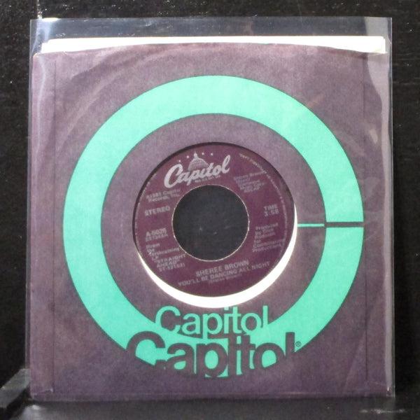 Sheree Brown - You'll Be Dancing All Night 7" VG+ Vinyl 45 Capitol A-5026 USA - Shuga Records
