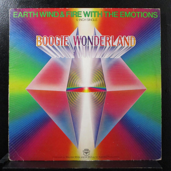 Earth, Wind & Fire w/ The Emotions - Boogie Wonderland 12" VG+ CBS 7292 Holland - Shuga Records