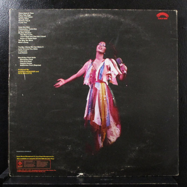 Donna Summer - Live And More 2 LP Mint- CALD 5006-2 UK 1978 Vinyl Record - Shuga Records