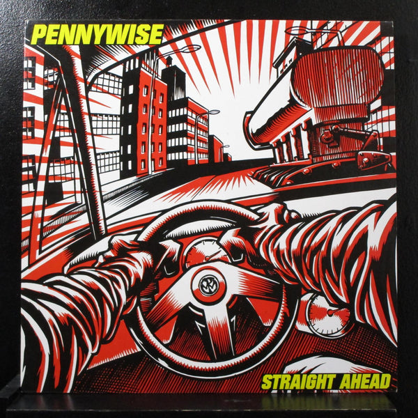 Pennywse - Straight Ahead LP VG+ 86553-1 Epitaph 1999 USA Vinyl Record w/Insert - Shuga Records