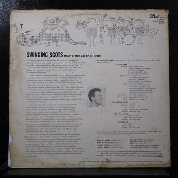 Johnny Keating And His All Stars - Swinging Scots LP Mint- DLP 3066 Vinyl Record - Shuga Records