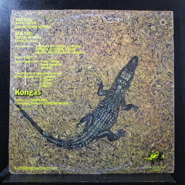 Kongas - Africanism LP VG+ 337701 Crocos France 1977 1st Vinyl Record - Shuga Records