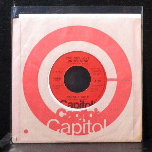 Natalie Cole - I've Got Love On My Mind 7" Mint- Vinyl 45 Capitol 4360 USA 1977 - Shuga Records