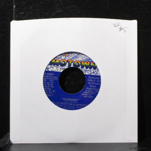 Billy Preston & Syreeta - Searchin' / Hey You 7" VG+ Vinyl 45 Motown M 1520F USA - Shuga Records