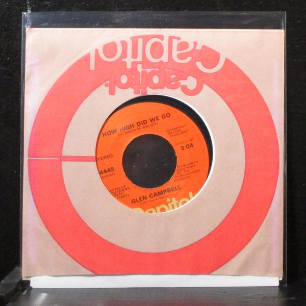Glen Campbell - Sunflower 7" Mint- Vinyl 45 Capitol 4445 USA 1977 - Shuga Records