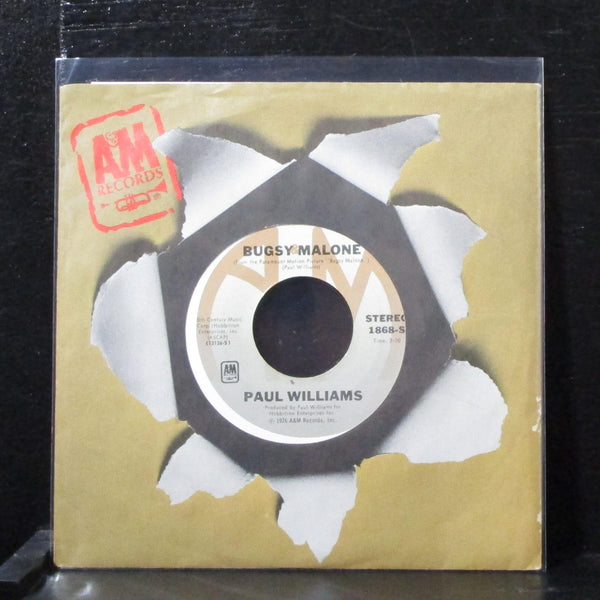 Paul Williams - Bugsy Malone / Ordinary Fool 7" Mint- Vinyl 45 A&M 1868-S USA - Shuga Records