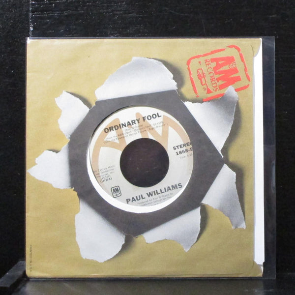 Paul Williams - Bugsy Malone / Ordinary Fool 7" Mint- Vinyl 45 A&M 1868-S USA - Shuga Records