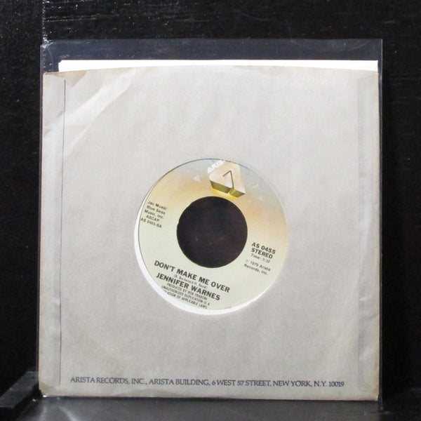 Jennifer Warnes - Don't Make Me Over 7" Mint- Vinyl 45 Arista AS 0455 USA 1979 - Shuga Records