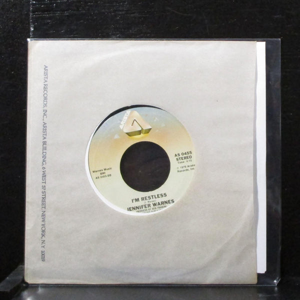 Jennifer Warnes - Don't Make Me Over 7" Mint- Vinyl 45 Arista AS 0455 USA 1979 - Shuga Records