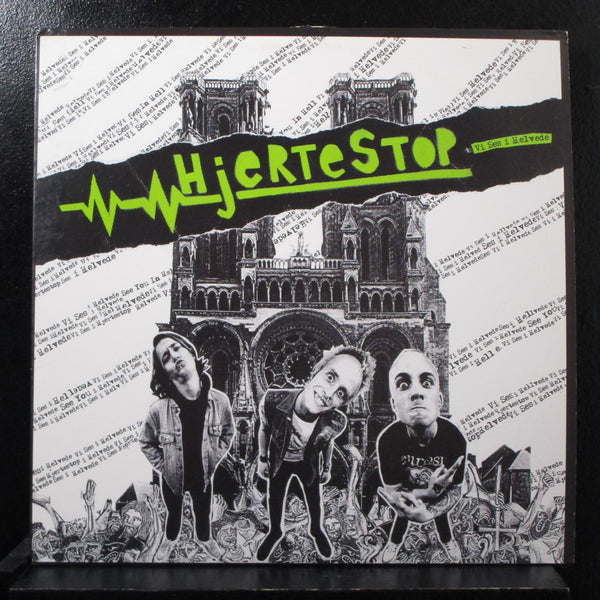 Hjertestop - Vi Ses I Helvede LP Mint- NW-34 Green Vinyl Record w/Insert - Shuga Records