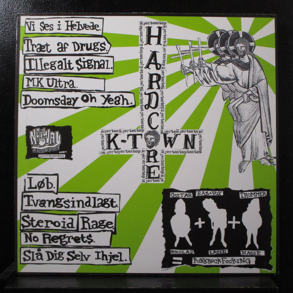 Hjertestop - Vi Ses I Helvede LP Mint- NW-34 Green Vinyl Record w/Insert - Shuga Records
