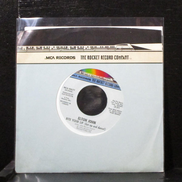 Elton John - Bite Your Lip / Chameleon 7" VG+ Vinyl 45 MCA-40677 USA 1976 - Shuga Records