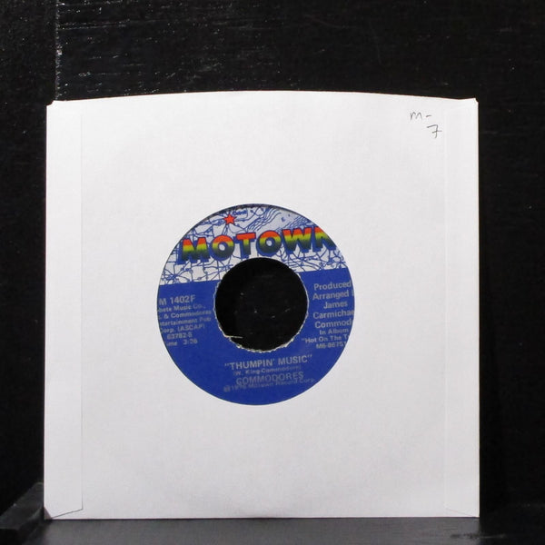 Commodores - Thumpin' Music 7" Mint- Vinyl 45 Motown M 1402F USA 1976 - Shuga Records