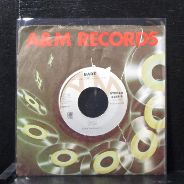 Styx - Babe / I'm O.K. 7" Mint- Vinyl 45 A&M 2188-S USA 1979 - Shuga Records