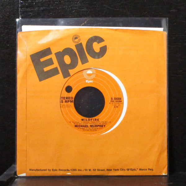 Michael Murphey - Wildfire / Night Thunder 7" VG+ Vinyl 45 Epic 8-50084 USA 1975 - Shuga Records