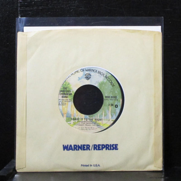 The Sanford-Townsend Band - Shake It To The Right 7" Mint- Vinyl 45 WBS 8302 USA - Shuga Records