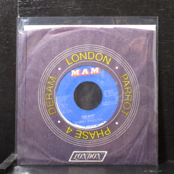 Gilbert O'Sullivan - Ooh Baby / Good Company 7" Mint- Vinyl 45 MAM 45-3633 USA - Shuga Records