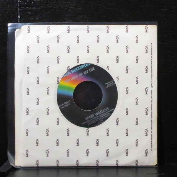 Roger Williams - Candle On The Water 7" VG+ Vinyl 45 MCA-40845 USA 1977 - Shuga Records