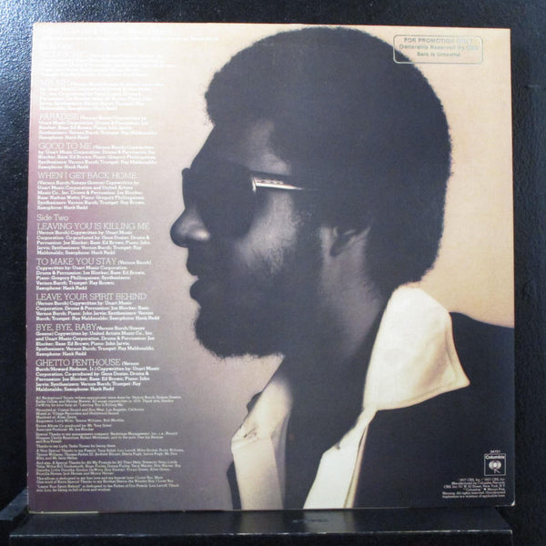 Vernon Burch - When I Get Back Home - VG+ LP Record 1977 Columbia Promo Vinyl - Soul - Shuga Records