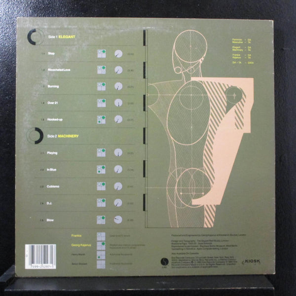 Data - Elegant Machinery LP Mint- 9 25297-1 Promo 1985 USA Vinyl Record - Shuga Records