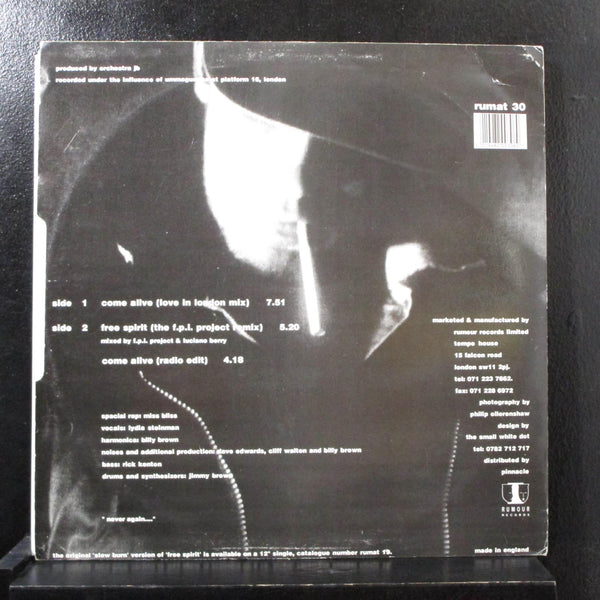 Orchestra JB - Come Alive 12" 45 RPM VG+ RUMAT 30 UK 1991 Vinyl Record - Shuga Records