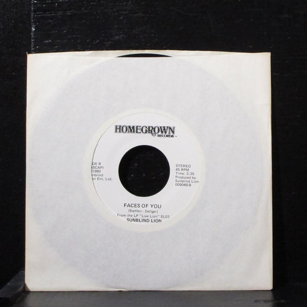 Sunblind Lion - The Girl I Can't Forget 7" Mint- Vinyl 45 Homegrown 009048 USA - Shuga Records