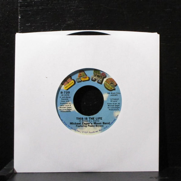 Michael Zager's Moon Band - Do It With Feeling 7" VG+ Vinyl 45 Bang B-720 USA - Shuga Records