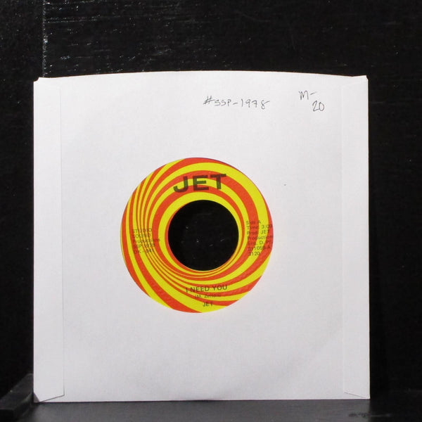 Jet - I Need You / Hair Of The Dog 7" Mint- Vinyl 45 SSP 1978 USA 1978 - Shuga Records