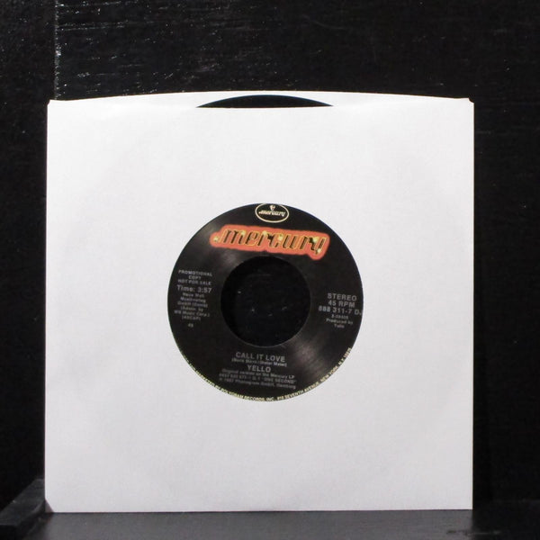 Yello - Call It Love 7" Mint- Promo Vinyl 45 Mercury 888 311-7 DJ USA 1987 - Shuga Records