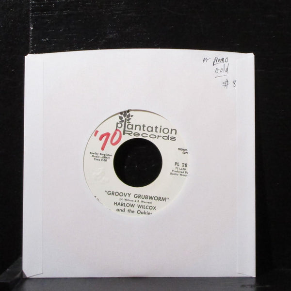 Harlow Wilcox & The Oakies - Groovy Grubworm 7" Mint- Promo gold Vinyl 45 PL 28 - Shuga Records