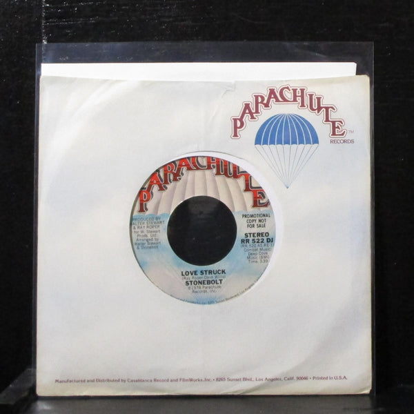 Stonebolt - Love Struck 7" Mint- Promo Vinyl 45 Parachute RR 522 DJ USA 1978 - Shuga Records
