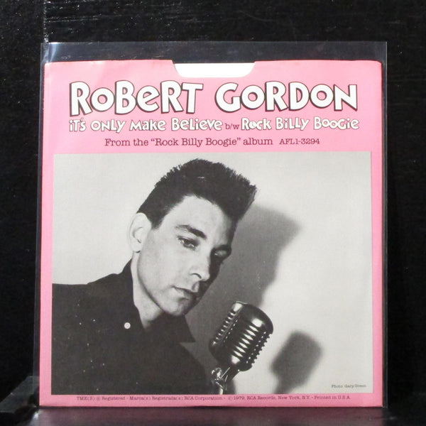 Robert Gordon - It's Only Make Believe 7" Mint- Vinyl 45 RCA PB-11471 USA 1979 - Shuga Records