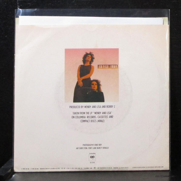 Wendy & Lisa - Waterfall / The Life 7" Mint- Vinyl 45 Columbia 38-07243 USA 1987 - Shuga Records