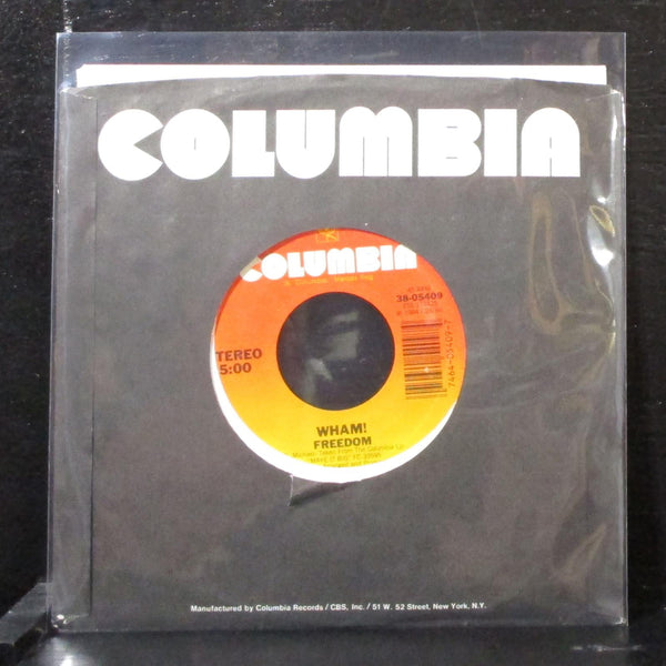 Wham! - Freedom / Heartbeat 7" VG+ Vinyl 45 Columbia 38-05409 USA 1984 - Shuga Records