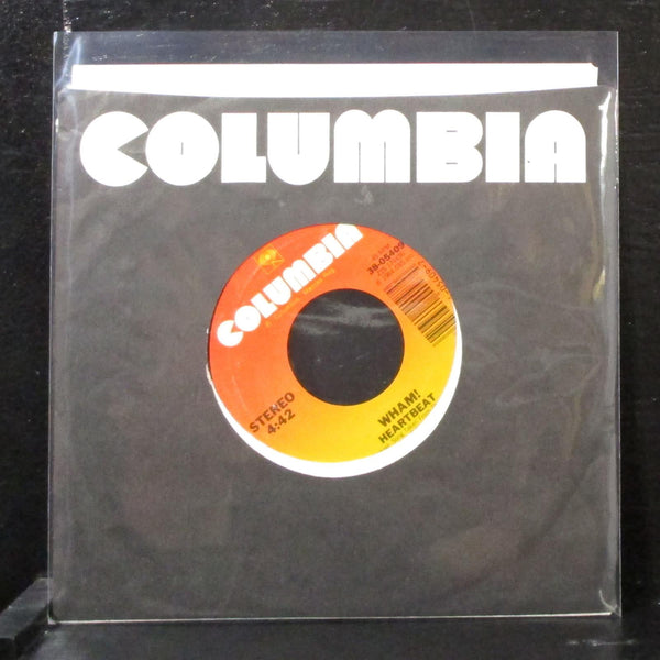 Wham! - Freedom / Heartbeat 7" VG+ Vinyl 45 Columbia 38-05409 USA 1984 - Shuga Records