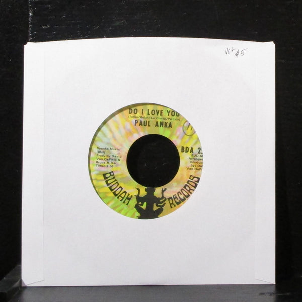 Paul Anka - Do I Love You / So Long City 7" VG+ Vinyl 45 Buddah BDA 252 USA 1971 - Shuga Records