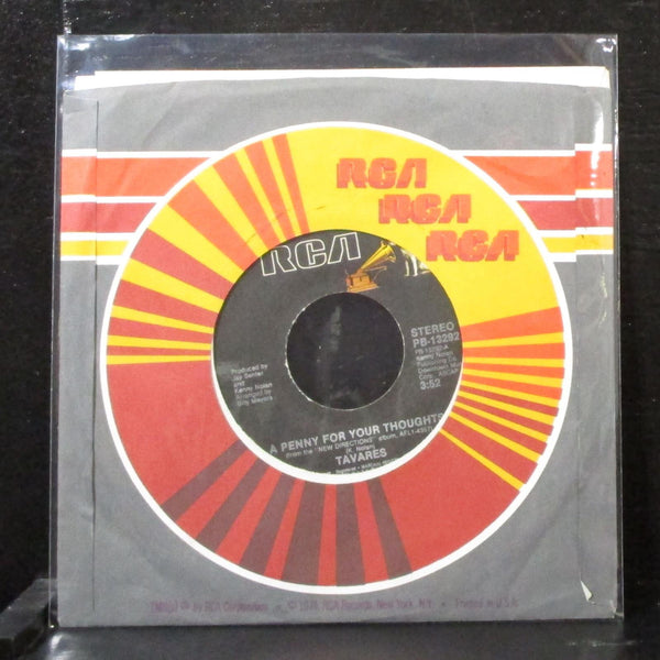 Tavares - A Penny For Your Thoughts 7" Mint- Vinyl 45 RCA PB-13292 USA 1982 - Shuga Records