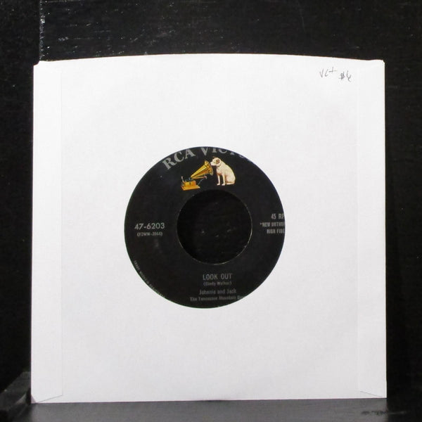 Johnnie And Jack - Look Out / So Lovely, Baby 7" VG+ Vinyl 45 RCA 47-6203 USA - Shuga Records