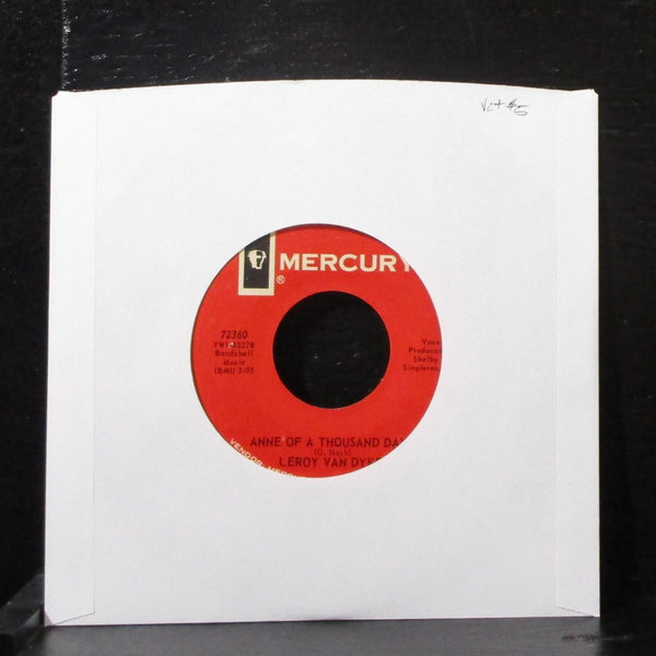 Leroy Van Dyke - Annie Of A Thousand Days 7" VG+ Vinyl 45 Mercury 72360 USA 1964 - Shuga Records