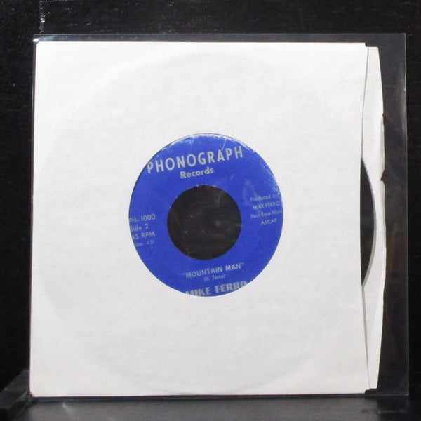 Mike Ferro - A Man And His Greens 7" VG+ Vinyl 45 Phonograph PH-1000 USA - Shuga Records
