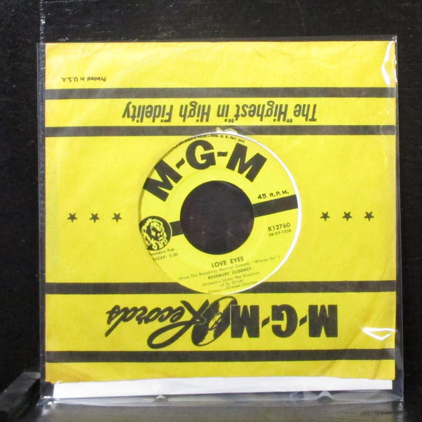 Rosemary Clooney - Flattery / Love Eyes 7" Mint- Vinyl 45 MGM K12760 USA - Shuga Records