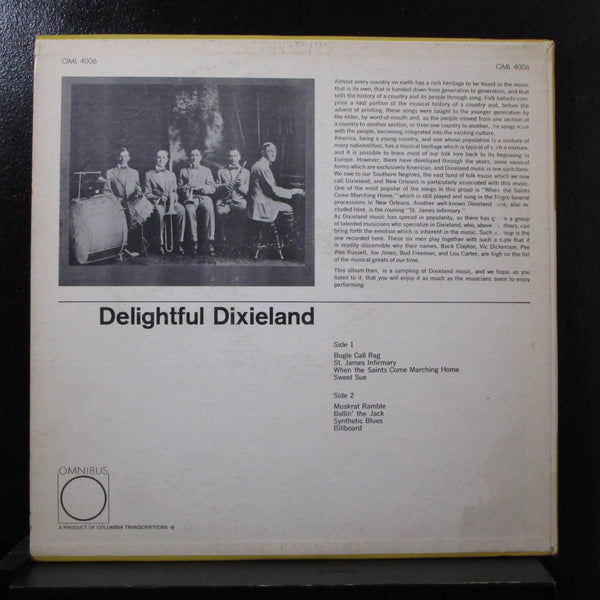Various - Delightful Dixieland LP VG+ OML 4006 Mono Vinyl Record - Shuga Records