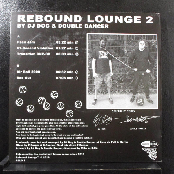 DJ Dog & Double Dancer - Rebound Lounge 2 12" EP VG Mint- RELO 2 Vinyl Record - Shuga Records