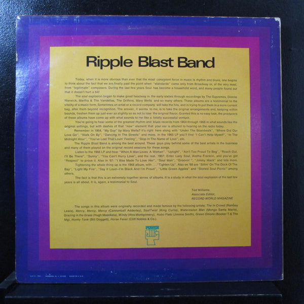 Ripple Blast Band - Greatest R & B Instrumental Hits LP VG+ S 9006 Vinyl Record - Shuga Records