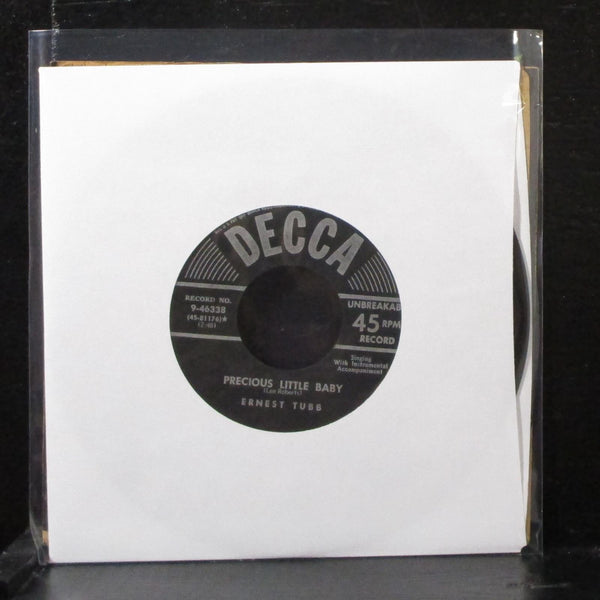 Ernest Tubb - Hey La La / Precious Little Baby 7" VG+ Vinyl 45 Decca 9-46338 USA - Shuga Records