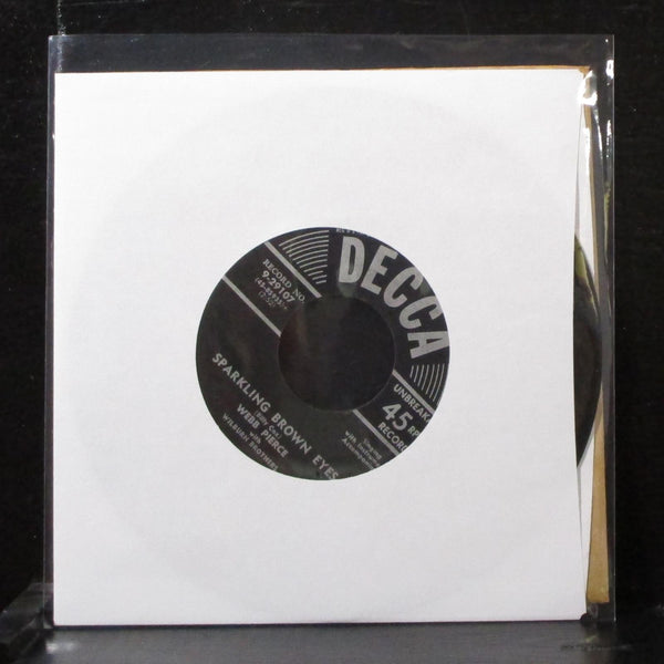 Webb Pierce - Even Tho / Sparkling Brown Eyes 7" VG+ Vinyl 45 Decca 9-29107 USA - Shuga Records