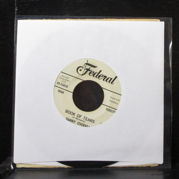 Danny Overbea - I'm Tired Of Being Tossed Around 7" VG Promo Vinyl 45 Federal - Shuga Records