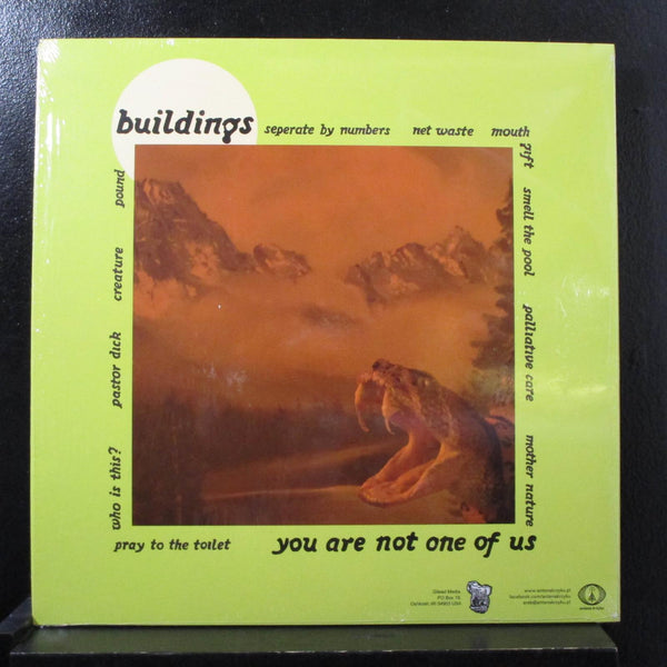 Buildings - You Are Not One Of Us LP Mint- RELIC87 USA 2017 Vinyl Record w/Mp3 - Shuga Records