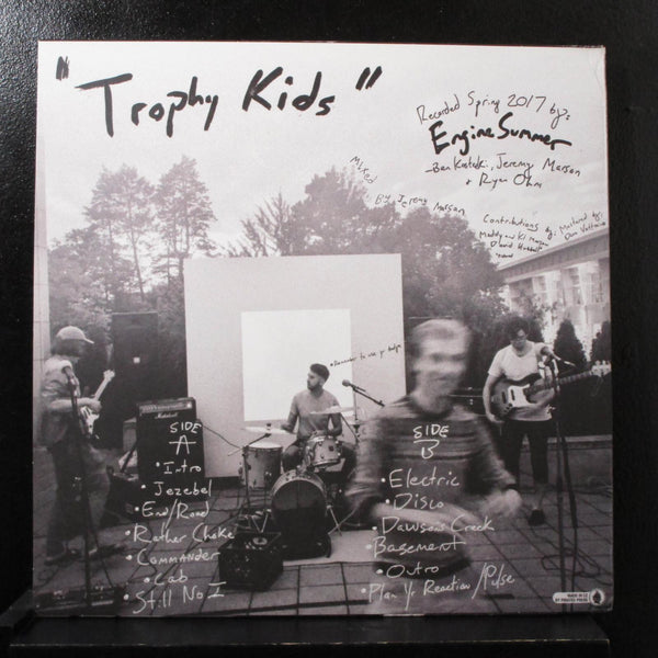 Engine Summer - Trophy Kids LP Mint- 2017 Coke Bottle Clear Vinyl Record w/Mp3 - Shuga Records